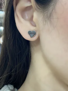 گوشواره میخی ( چسبان ) قلب