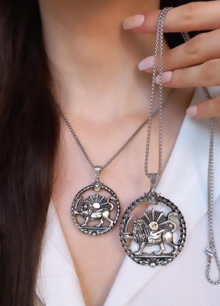 گردنبند شیر و خورشید _ کد 1060