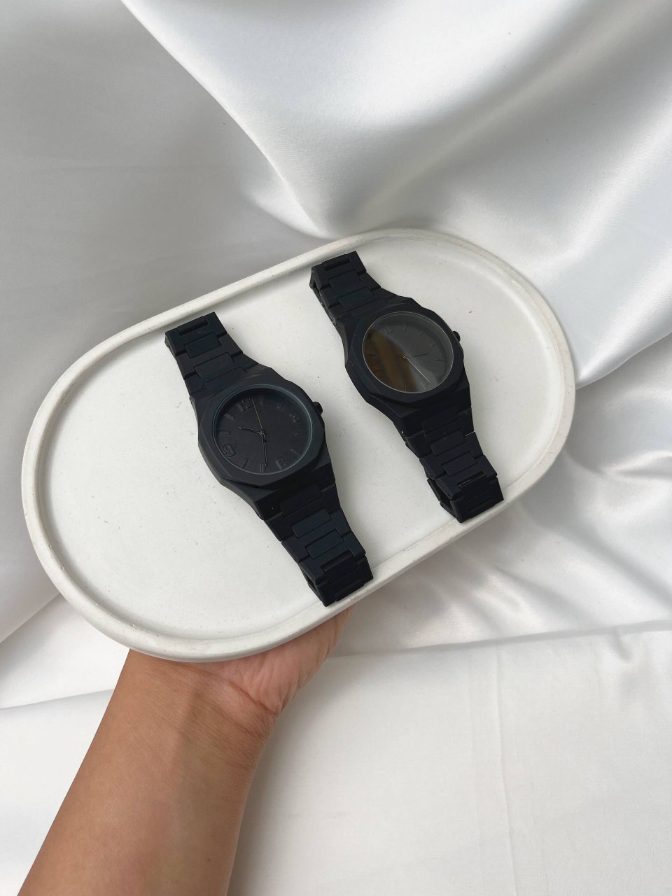 ساعت کربنی ( فول مشکی ) _ کد 4802