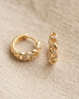 گوشواره کارتیر نگیندار